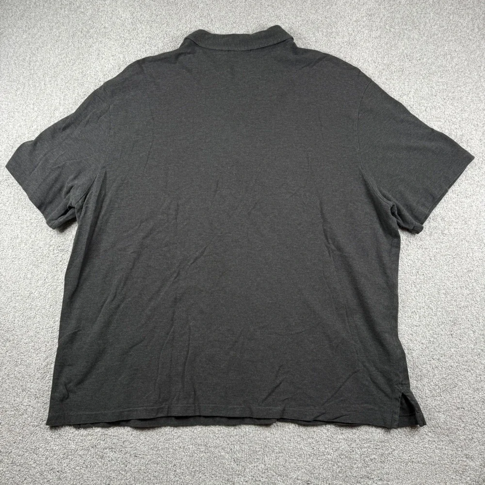 Polo Ralph Lauren Polo Shirt Mens 3XB Gray Featherweight Mesh Short Sleeve Pony
